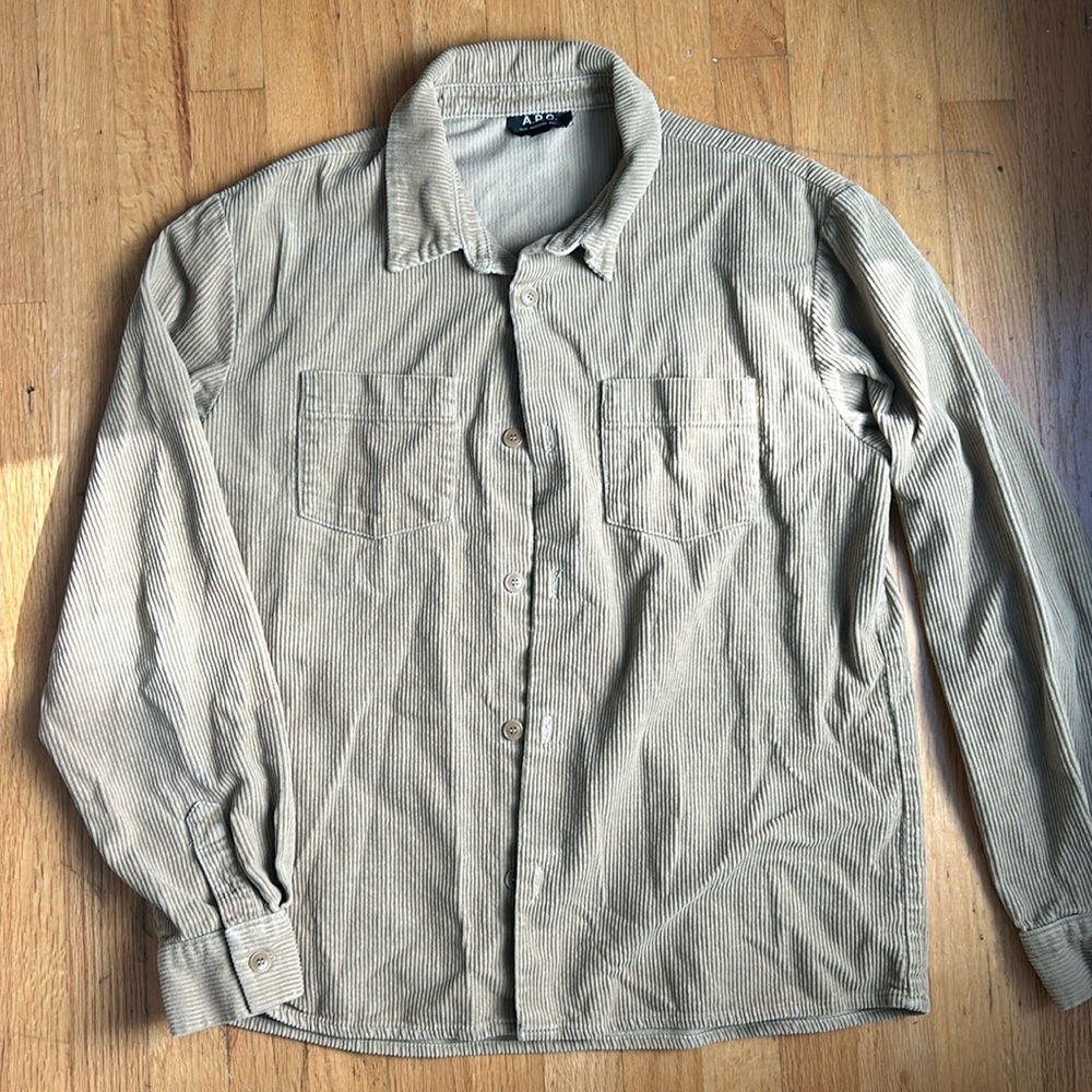 APC corduroy shirt